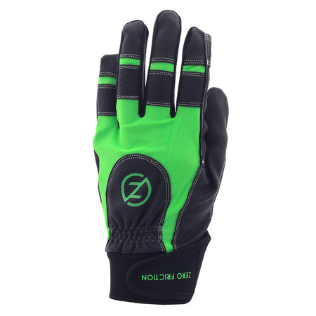 ZERO FRICTION Performance Universal-Fit Work Glove, Green WG15008